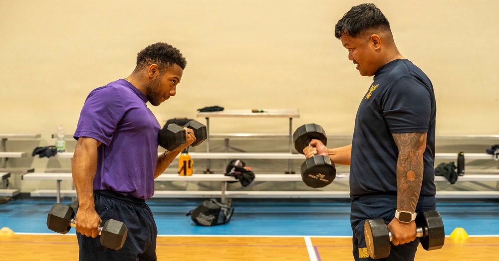 NAS Sigonella Sailor 360 physical training