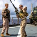 11th MEU Marines Conduct Weapons Manipulation and Patrolling Tactics Training Aboard USS Comstock