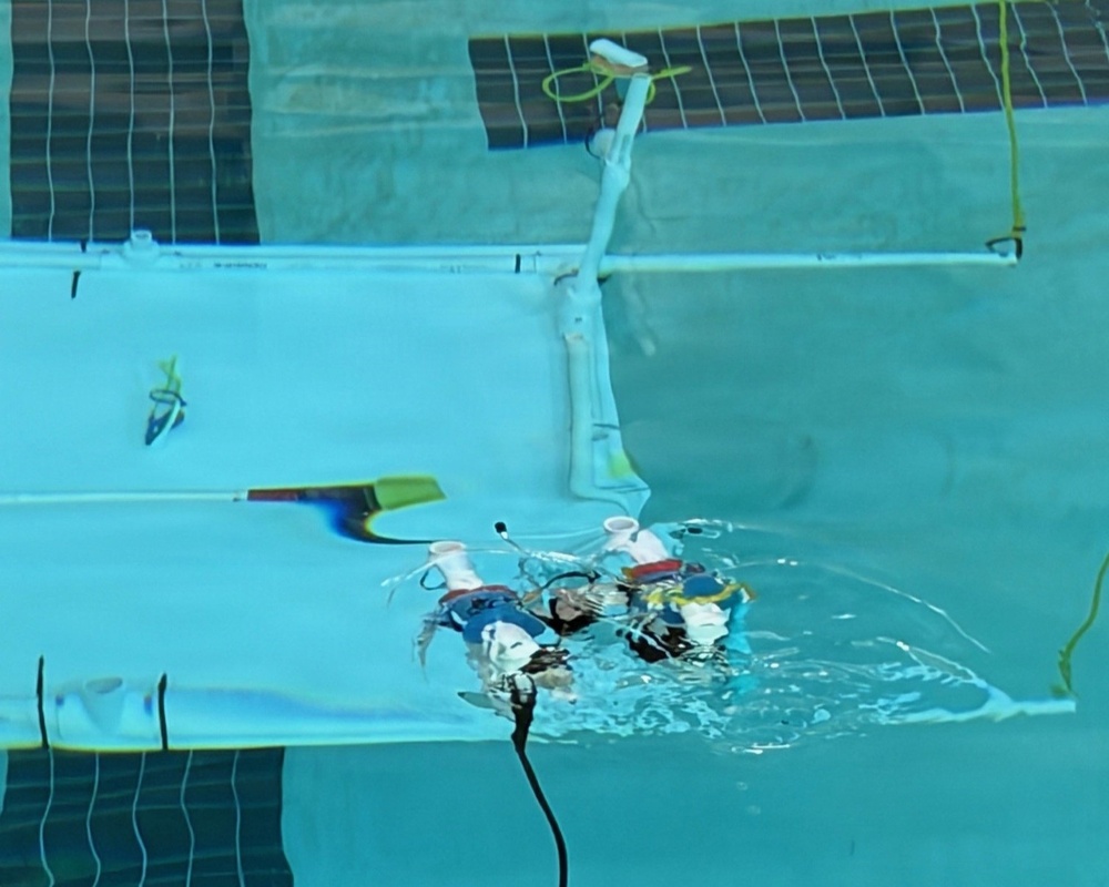 Dahlgren School students pilot ROV during SeaPerch regional competition