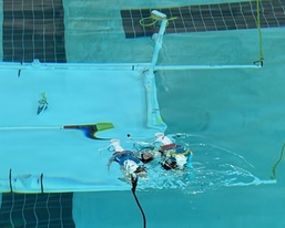 Dahlgren School students pilot ROV during SeaPerch regional competition