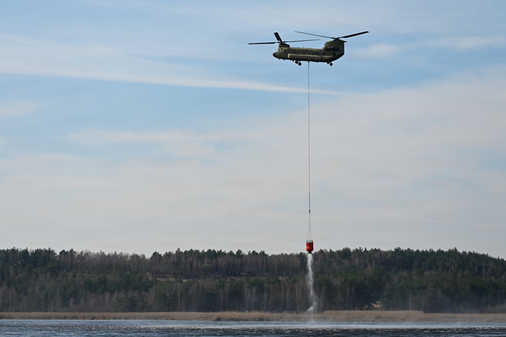 12CAB USAG Bavaria Aerial Fire Fighting Training