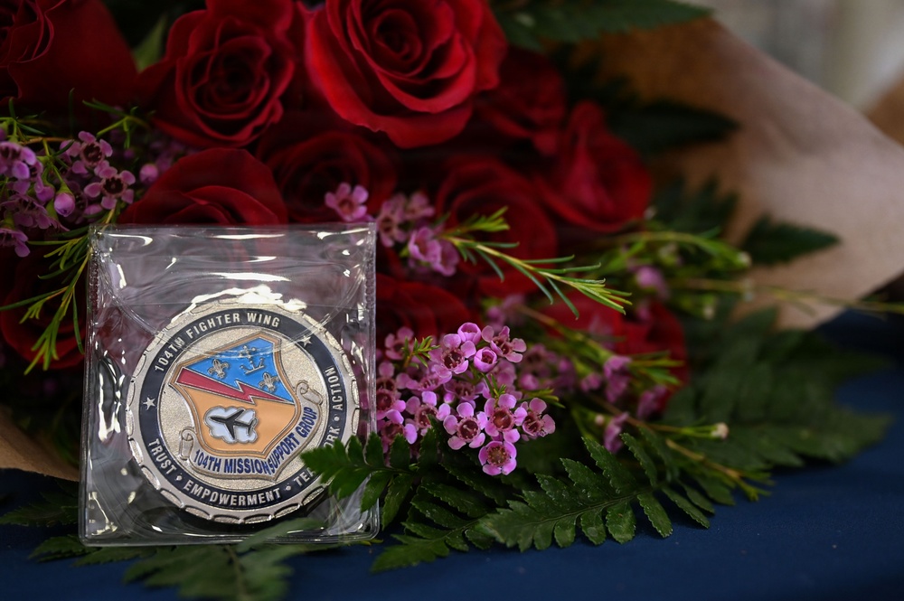 Passing the Torch: 104th Mission Support and Maintenance Groups Hold Dual Change of Command Ceremonies