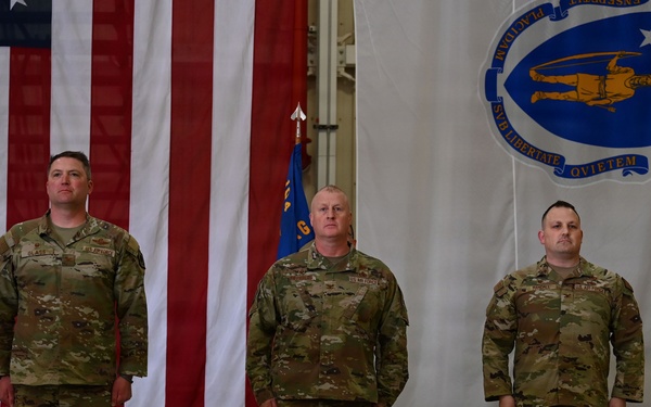 Passing the Torch: 104th Mission Support and Maintenance Groups Hold Dual Change of Command Ceremonies