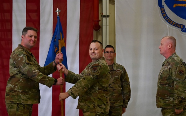 Passing the Torch: 104th Mission Support and Maintenance Groups Hold Dual Change of Command Ceremonies