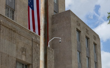 U.S. Marines with MWSS-272 attend welcome event