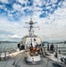 USS Gridley Departs Panama City