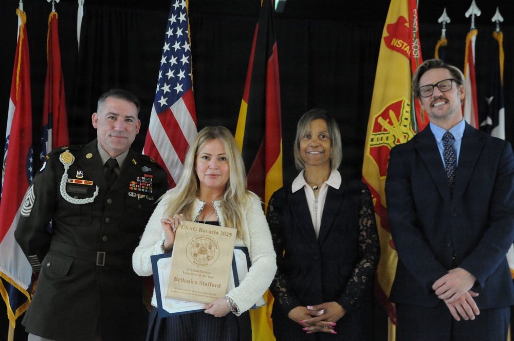 Stafford, civilian / retiree volunteer of the year