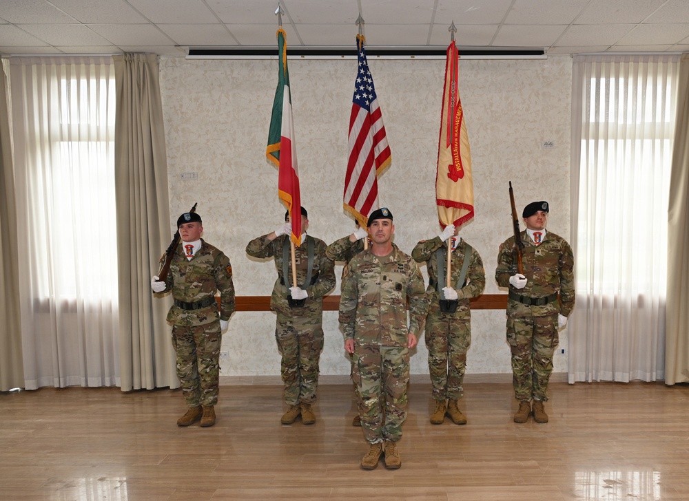 USAG Italy bids farewell to dedicated senior enlisted leader