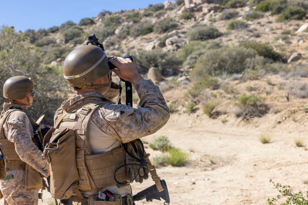 2nd Marine Logistics Group leadership patrols Southern Border
