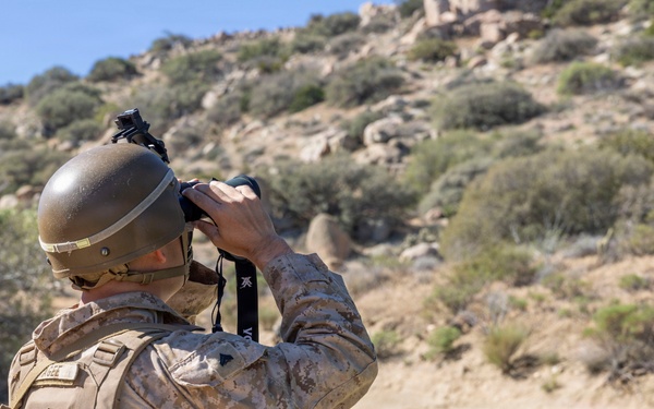 2nd Marine Logistics Group leadership patrols Southern Border