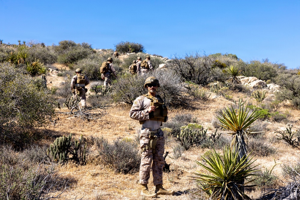 2nd Marine Logistics Group leadership patrols Southern Border