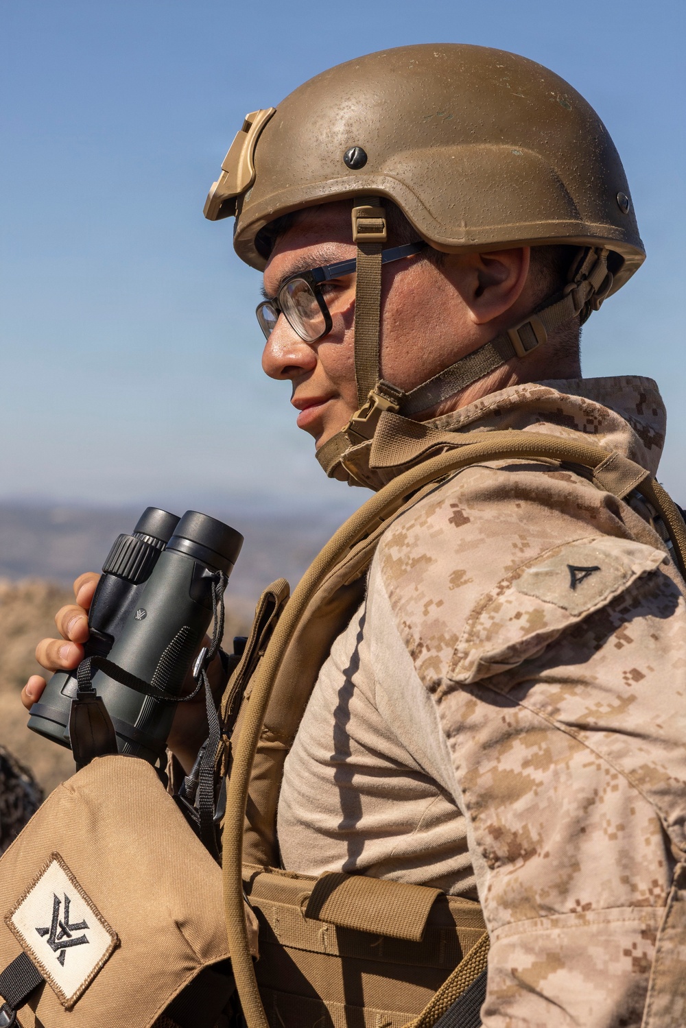 2nd Marine Logistics Group leadership patrols Southern Border