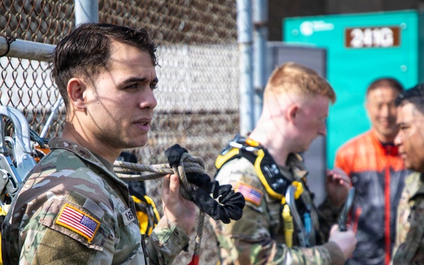 1SIG BDE Signal Month: 1st Signal Brigade conduct Mast System Tower Training at Camp Humphreys.