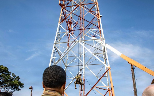 1SIG BDE Signal Month: 1st Signal Brigade conduct Mast System Tower Training at Camp Humphreys.