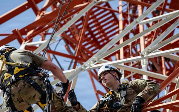 1SIG BDE Signal Month: 1st Signal Brigade conduct Mast System Tower Training at Camp Humphreys.