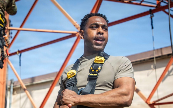 1SIG BDE Signal Month: 1st Signal Brigade conduct Mast System Tower Training at Camp Humphreys.