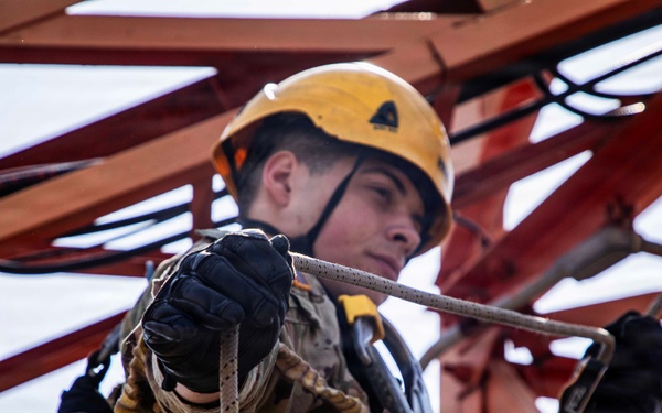 1SIG BDE Signal Month: 1st Signal Brigade conduct Mast System Tower Training at Camp Humphreys.