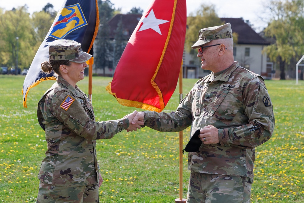 U.S. Army Reserve Master Sgt. Jessica Cattle Promotes