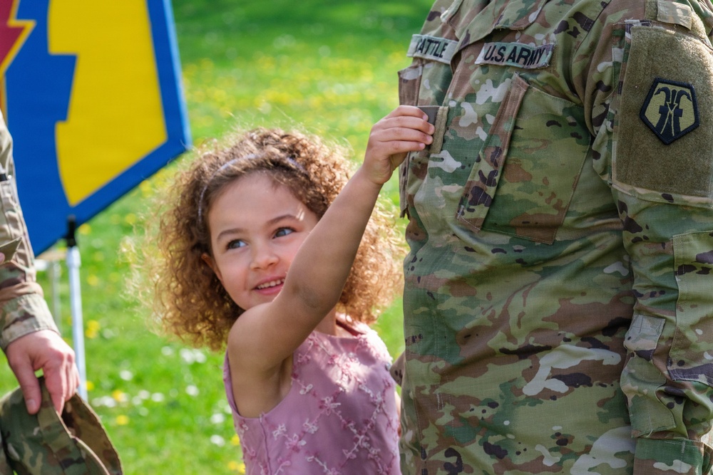 U.S. Army Reserve Master Sgt. Jessica Cattle Promotes