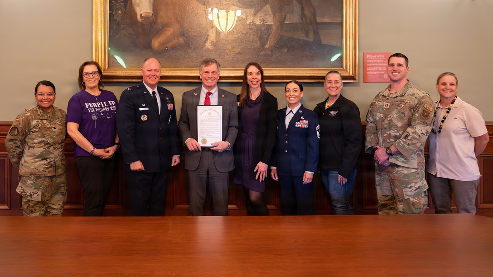 Wyoming Governor Proclaims April as the Month of the Military Child