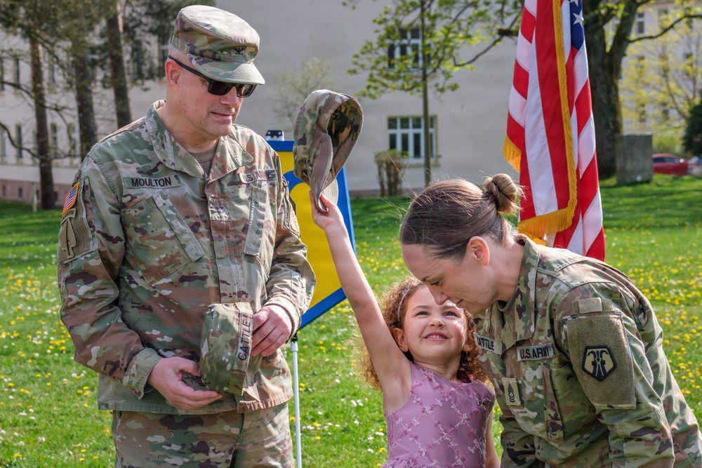 U.S. Army Reserve Master Sgt. Jessica Cattle Promotes