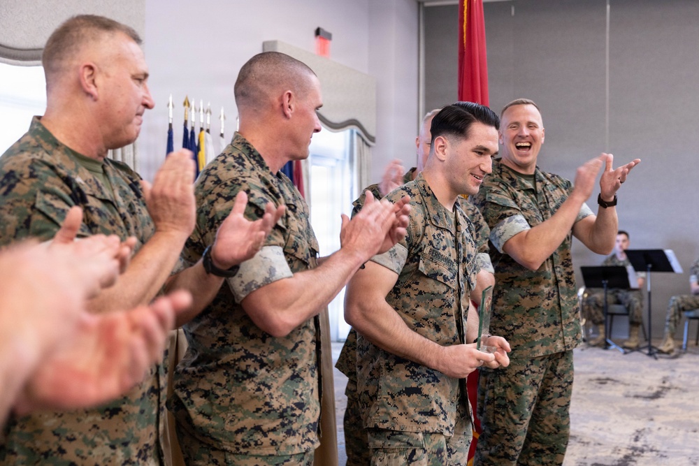 The Marine Corps Aviation Association hosts banquet for 2nd MAW award nominees