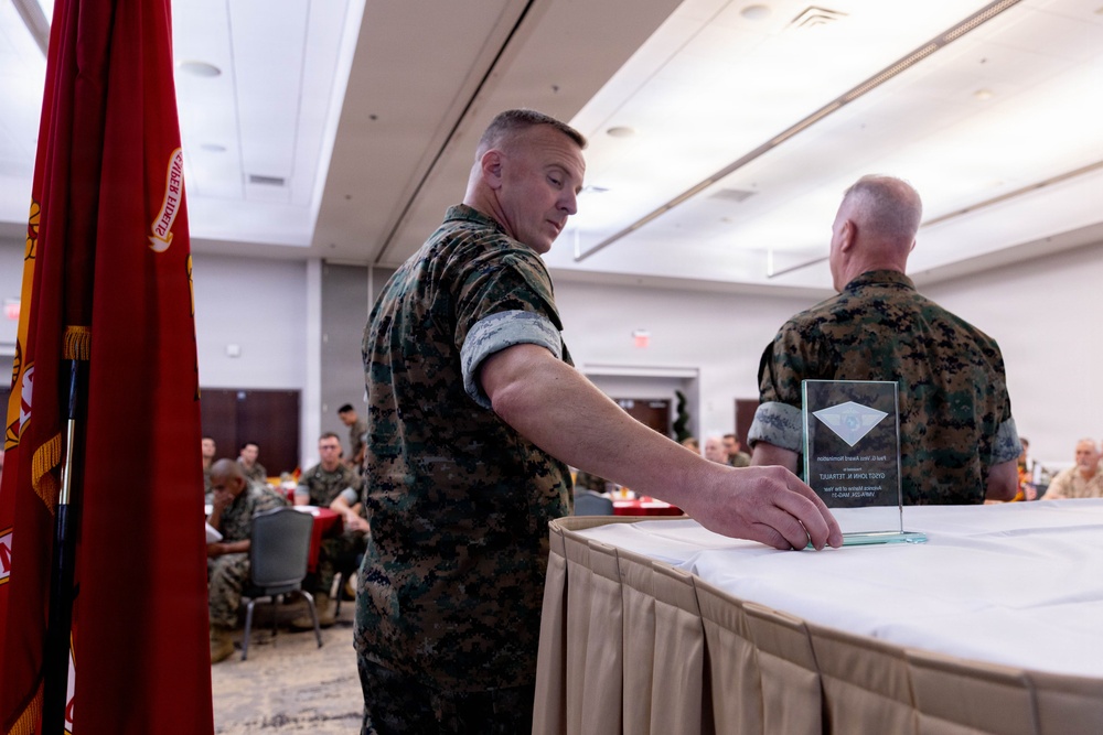 The Marine Corps Aviation Association hosts banquet for 2nd MAW award nominees
