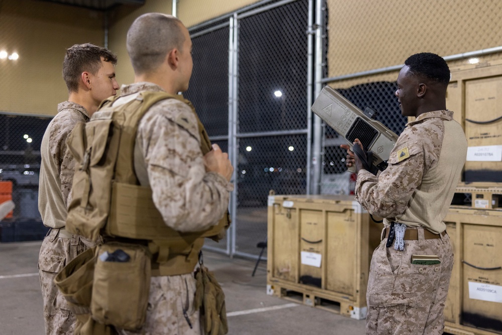 2nd MLG Marines train with Dronebuster 3B