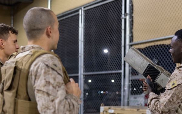 2nd MLG Marines train with Dronebuster 3B