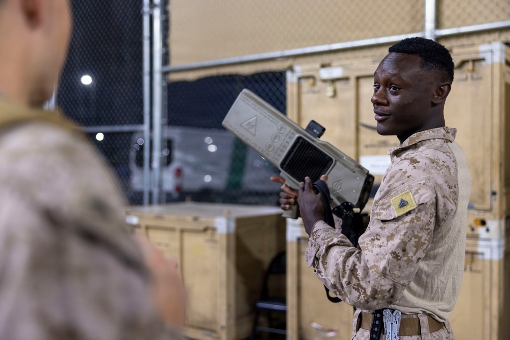 2nd MLG Marines train with Dronebuster 3B