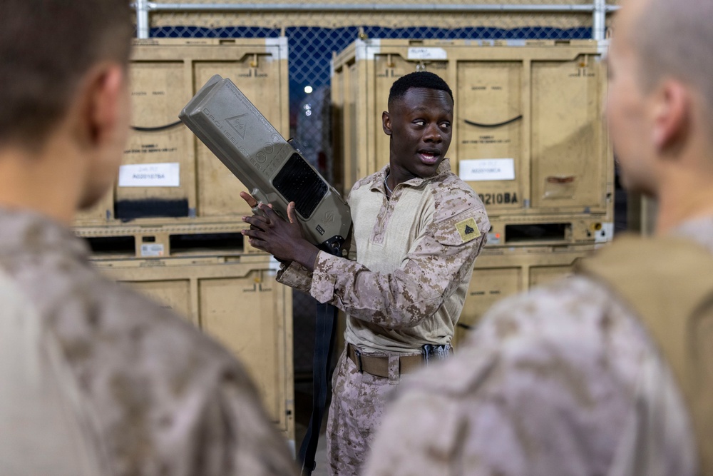 2nd MLG Marines train with Dronebuster 3B