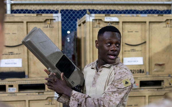 2nd MLG Marines train with Dronebuster 3B