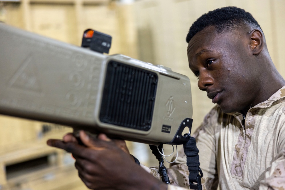2nd MLG Marines train with Dronebuster 3B