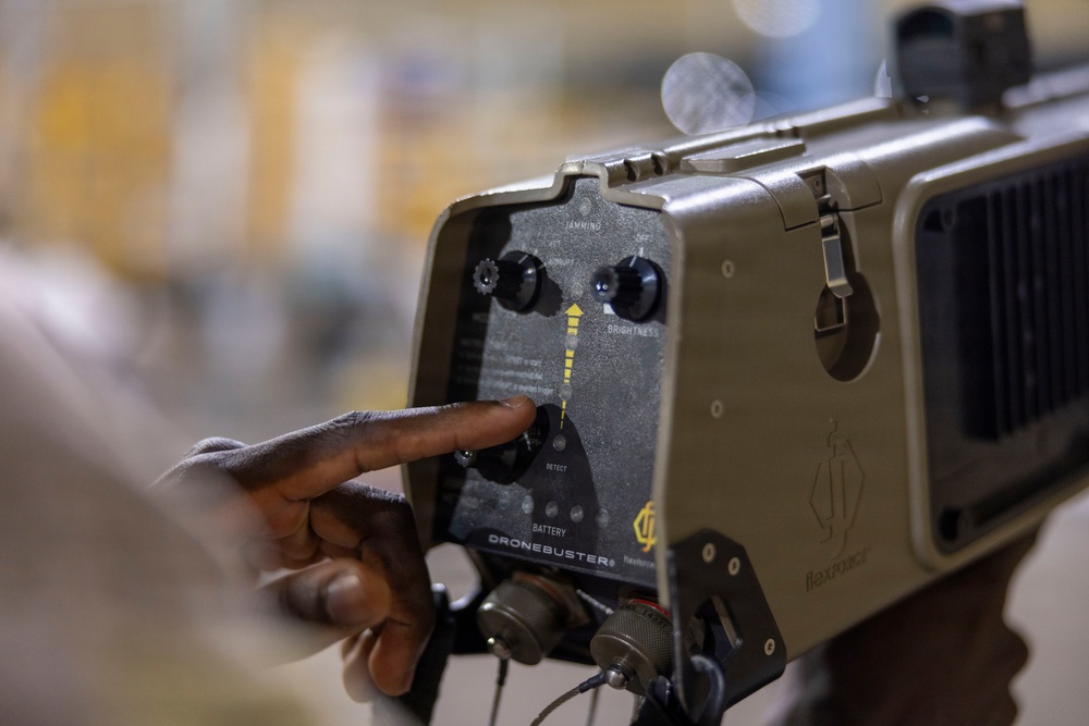 2nd MLG Marines train with Dronebuster 3B