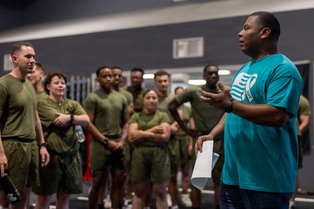 2nd Marine Logistics Group Participates in SAPR: Raise Your Voice Competition