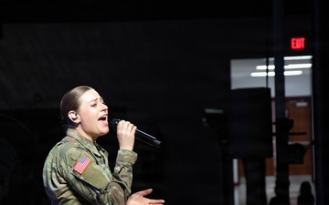 101st Airborne Division Band performs at local schools for Month of the Military Child