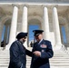 Indian Air Force Chief of the Air Staff Air Chief Marshal Amar Preet Singh Participates in an Air Force Full Honors Wreath-Laying Ceremony at the Tomb of the Unknown Soldier