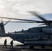 22nd MEU (SOC) | VMM-263 (REIN) CH-53E Flight Operations Aboard USS San Antonio