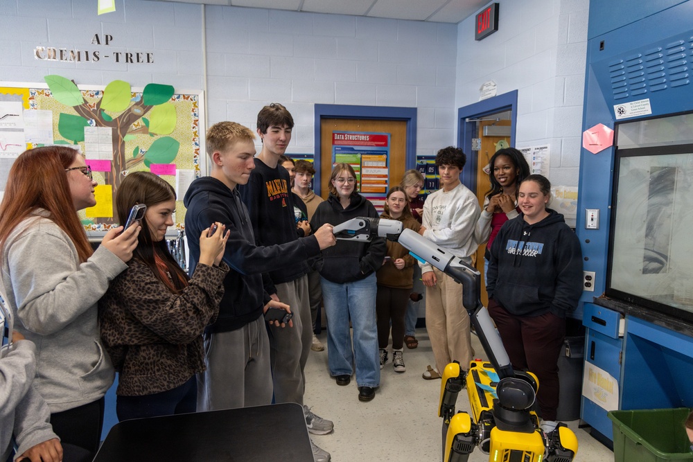 Robot dog SPOT-ted in class