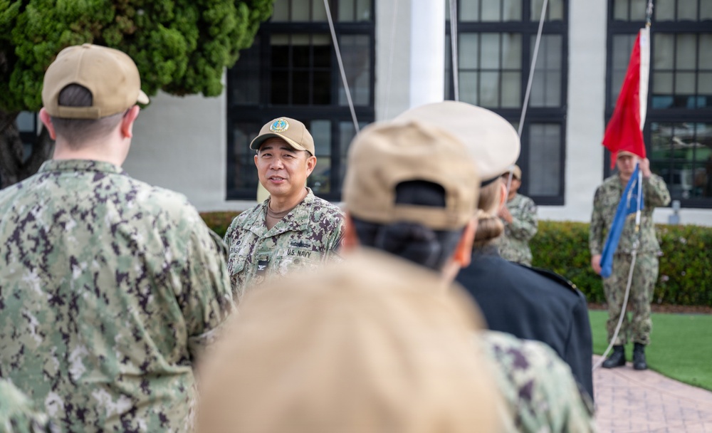 Naval Base San Diego Hoists Battle E and Retention Excellence