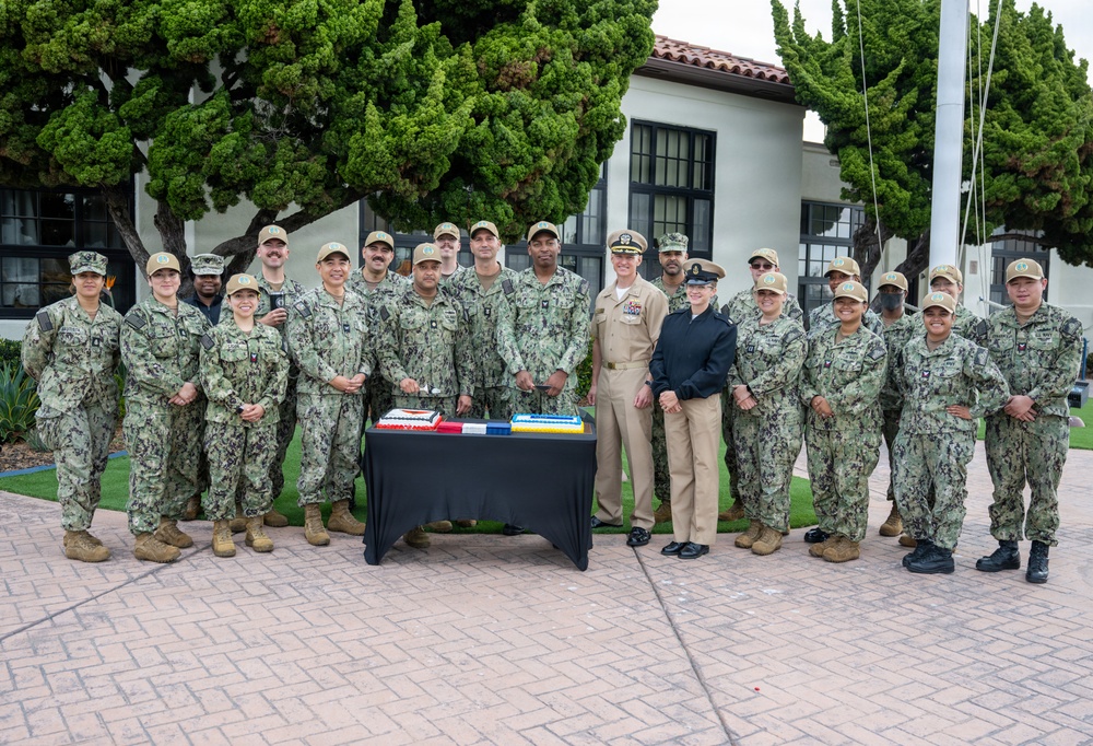 Naval Base San Diego Hoists Battle E and Retention Excellence
