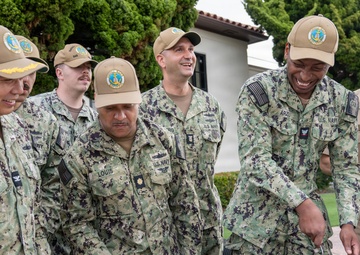 Naval Base San Diego Hoists Battle E and Retention Excellence
