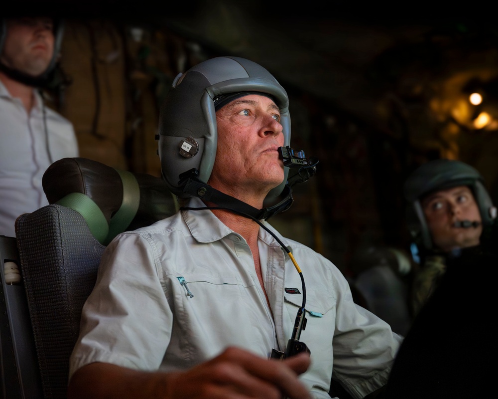 U.S. Representative Ronny Jackson visits AFSOC Headquarters, takes flight on AC-130 Ghostrider
