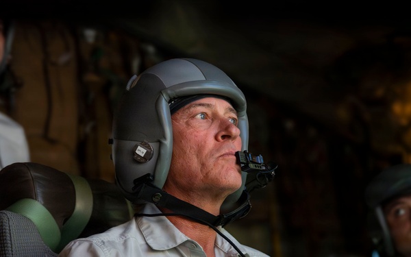U.S. Representative Ronny Jackson visits AFSOC Headquarters, takes flight on AC-130 Ghostrider