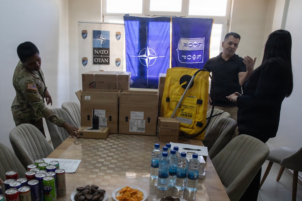 KFOR supports South Mitrovica Fire Brigade with equipment donation