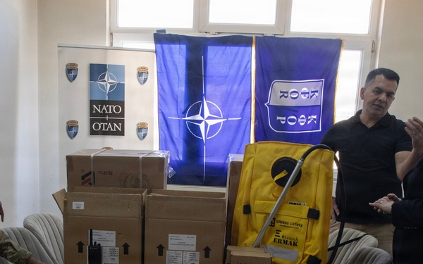 KFOR supports South Mitrovica Fire Brigade with equipment donation