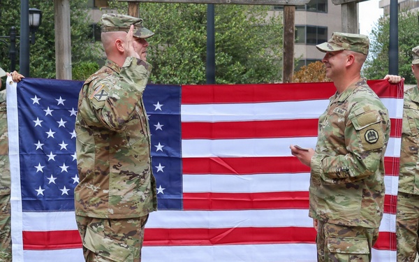 Staff Sgt. Cummings Re-Enlistment