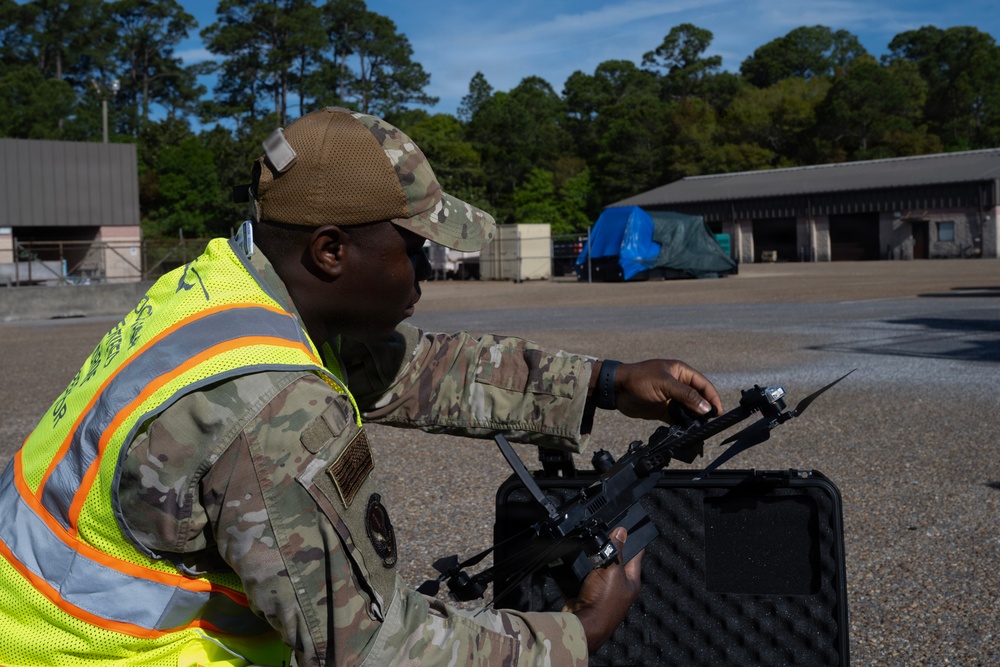 Civil engineers use drones for facility assessments