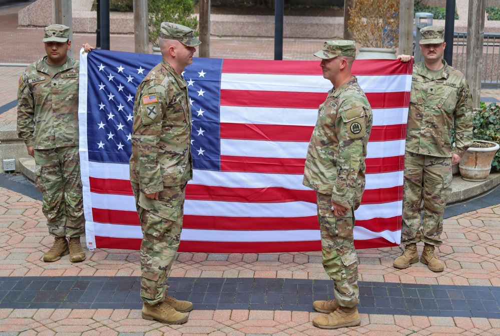 Staff Sgt. Cummings Re-Enlistment