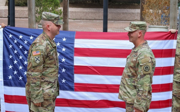 Staff Sgt. Cummings Re-Enlistment